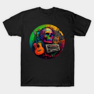 Guitar skull T-Shirt